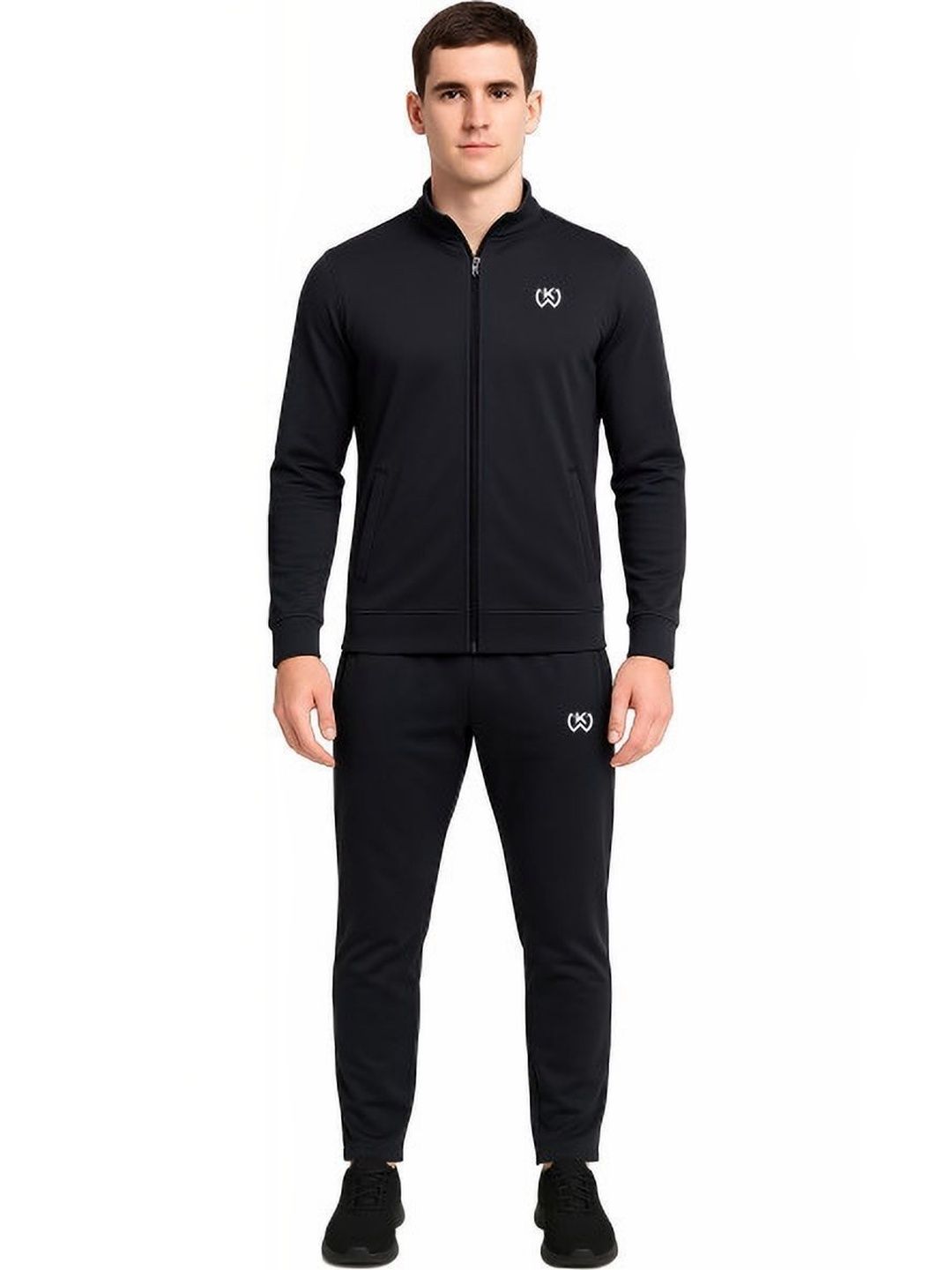 KWINGS Cotton Blend Mock Collar Tracksuits-picture-47