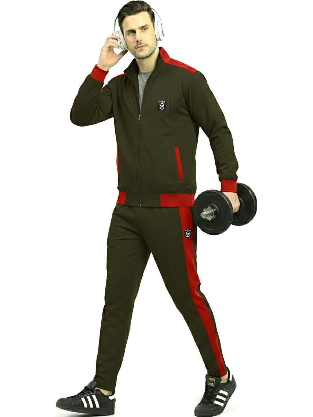KWINGS Mock Collar Tracksuits-picture-52