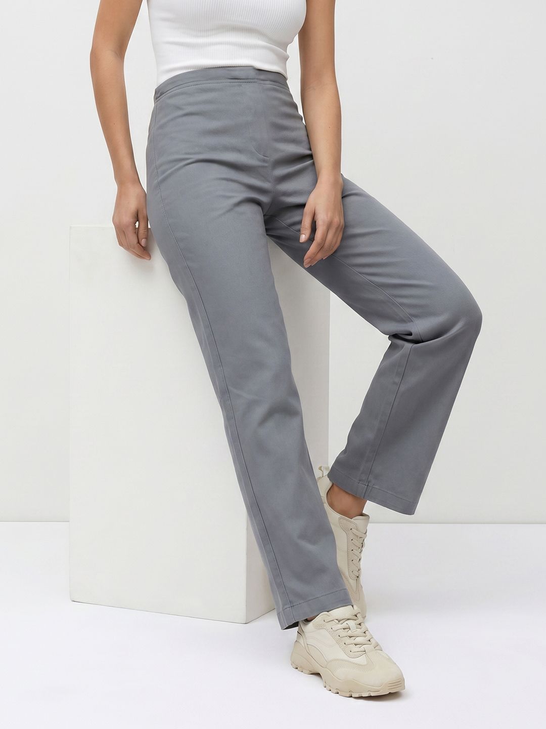 The Roadster Life Co. Women Parallel Trouser-picture-22
