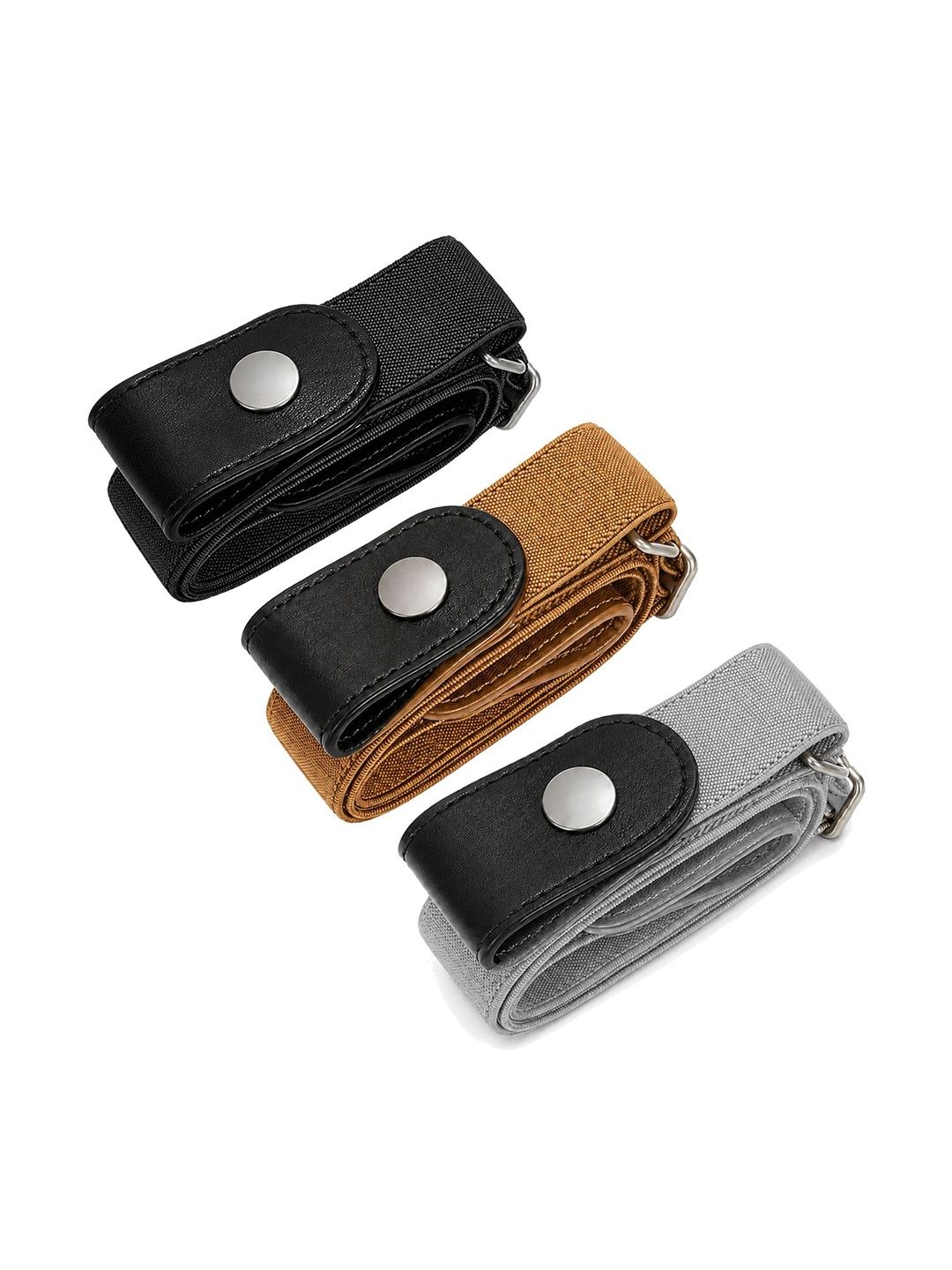 Navkar Crafts Unisex Textured 3 Belt-picture-32