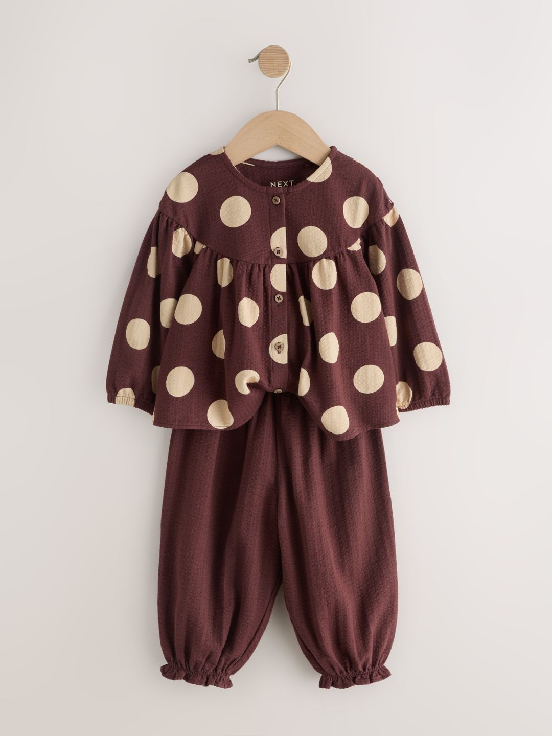 NEXT Girls Printed Top with Trousers-picture-21