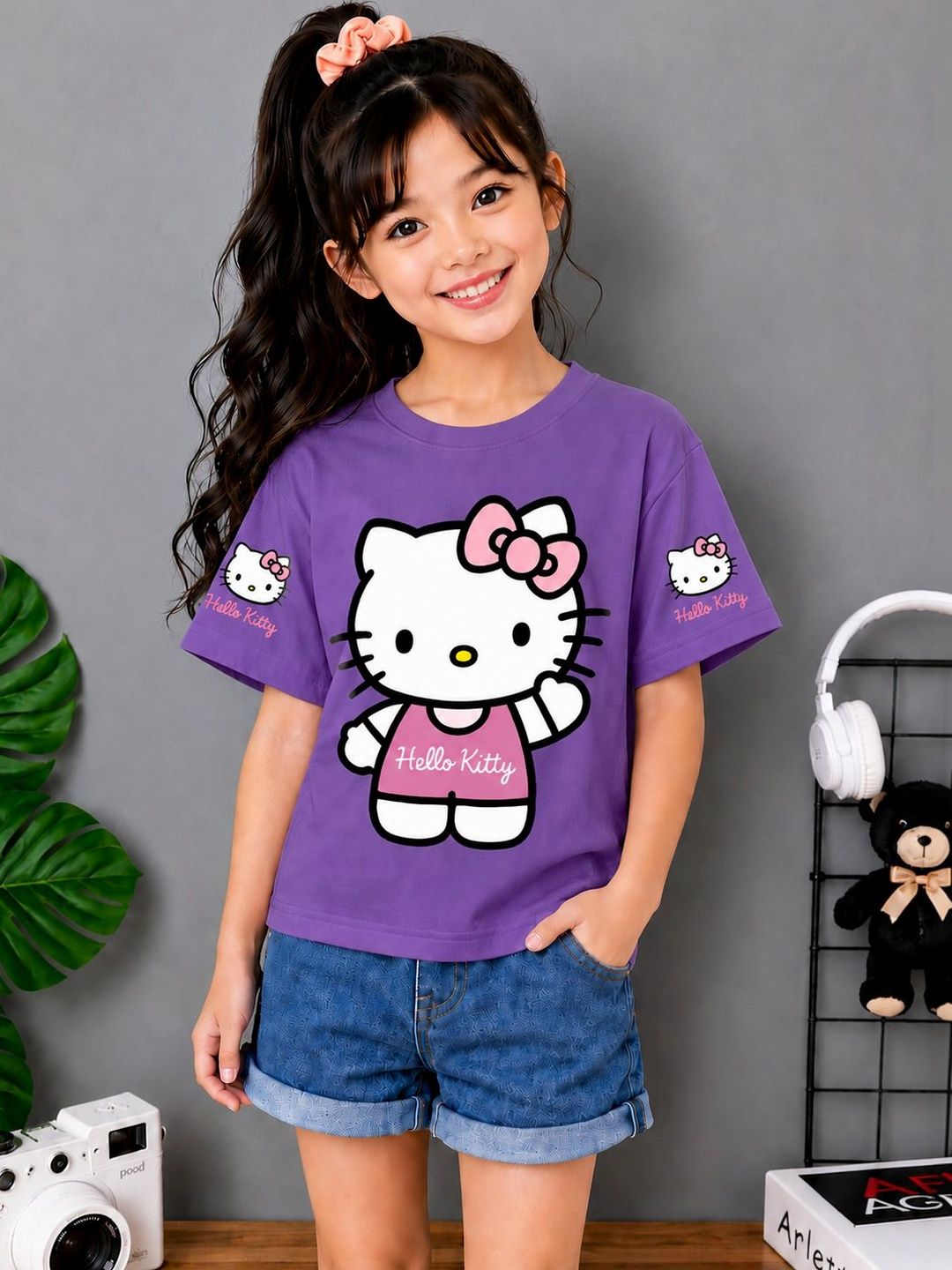 YK Kids Hello Kitty Printed T-shirt-picture-15