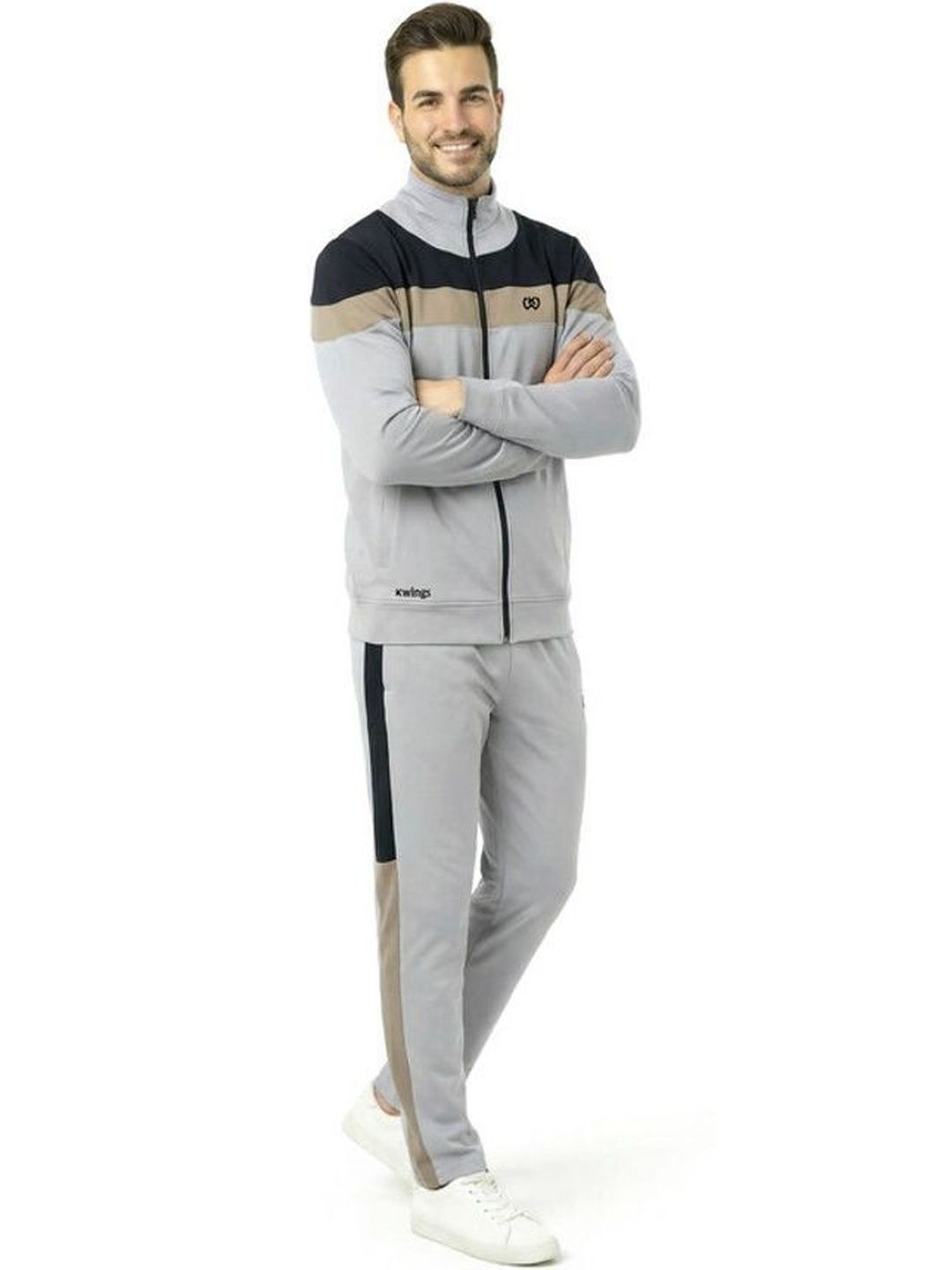 KWINGS Mock Collar Tracksuits-picture-42