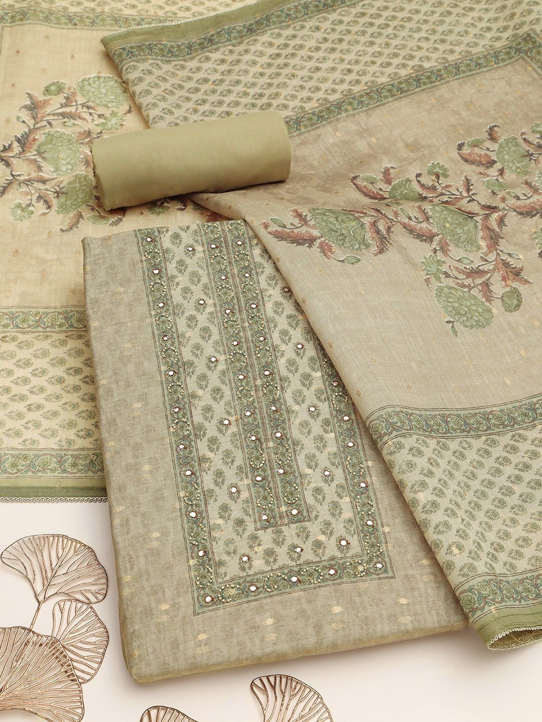 Soch Embroidered Pure Cotton Unstitched Dress Material-picture-33