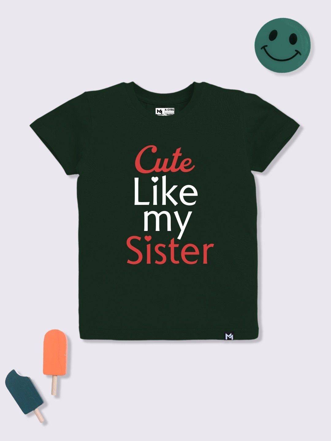 YK X Minute Mirth Boys Typography Printed Cotton T-shirt-picture-11