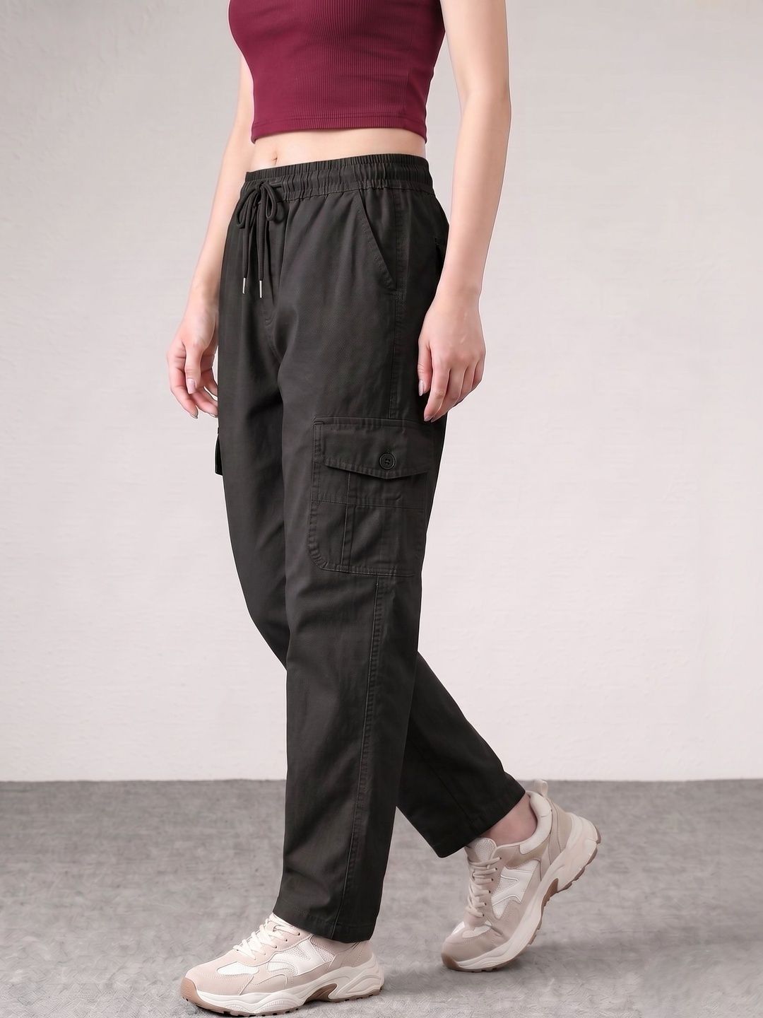 GREENFLAIR Women Relaxed Trousers-picture-20