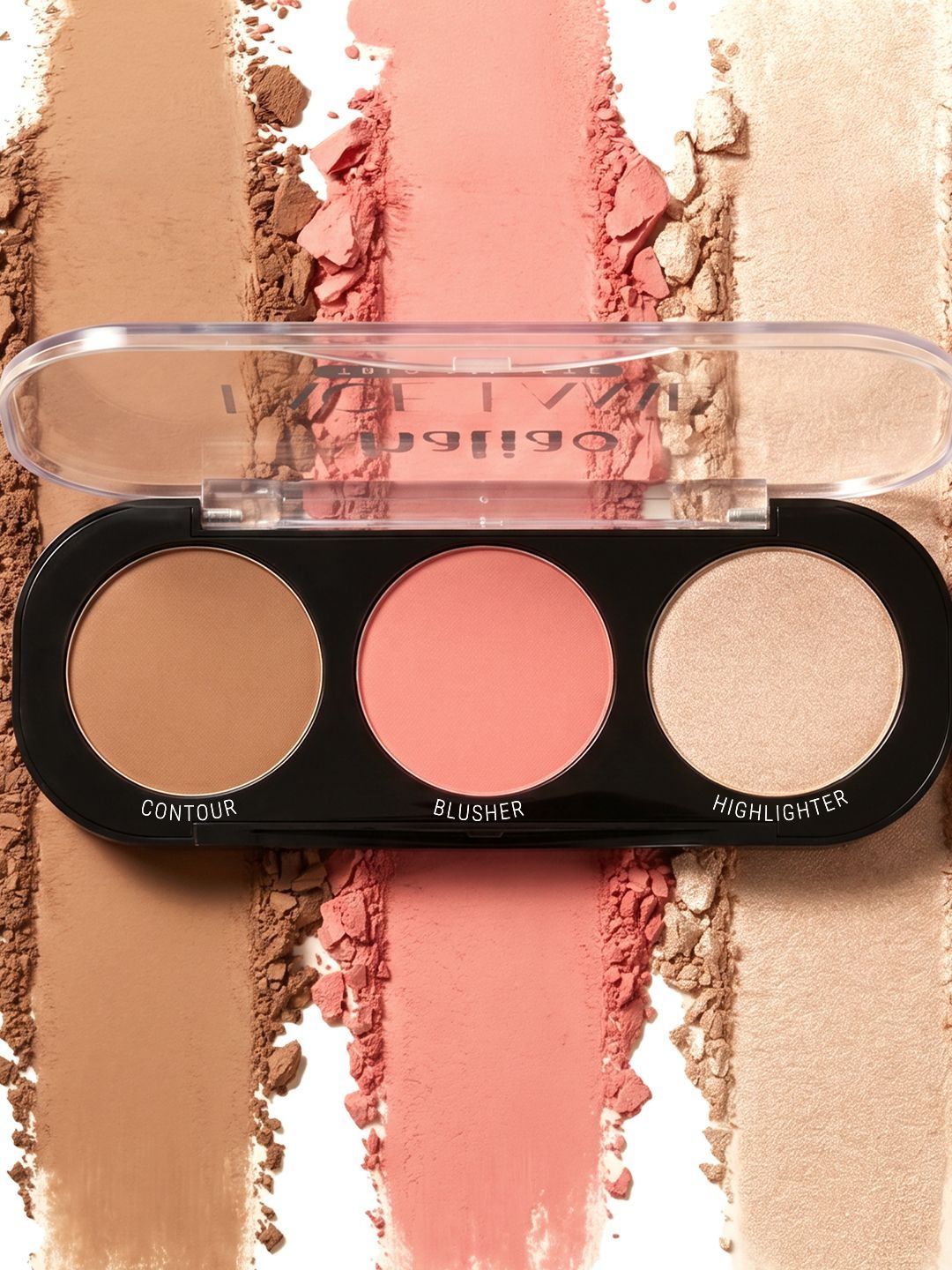 Maliao Face Fame Trio Palette - Sunset Sculpt 02-picture-39
