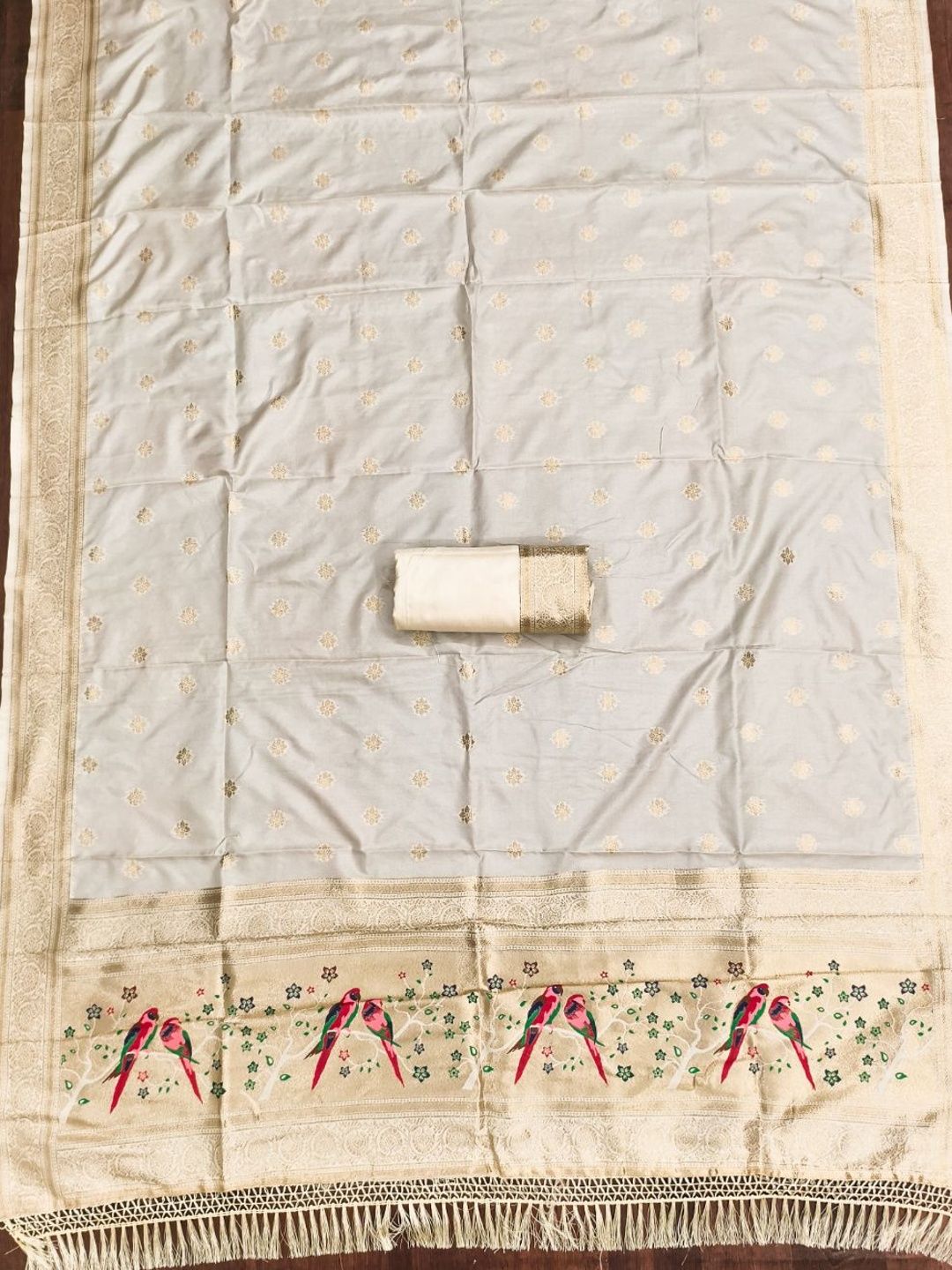 HERE&NOW Pure Silk Unstitched Dress Material-picture-22
