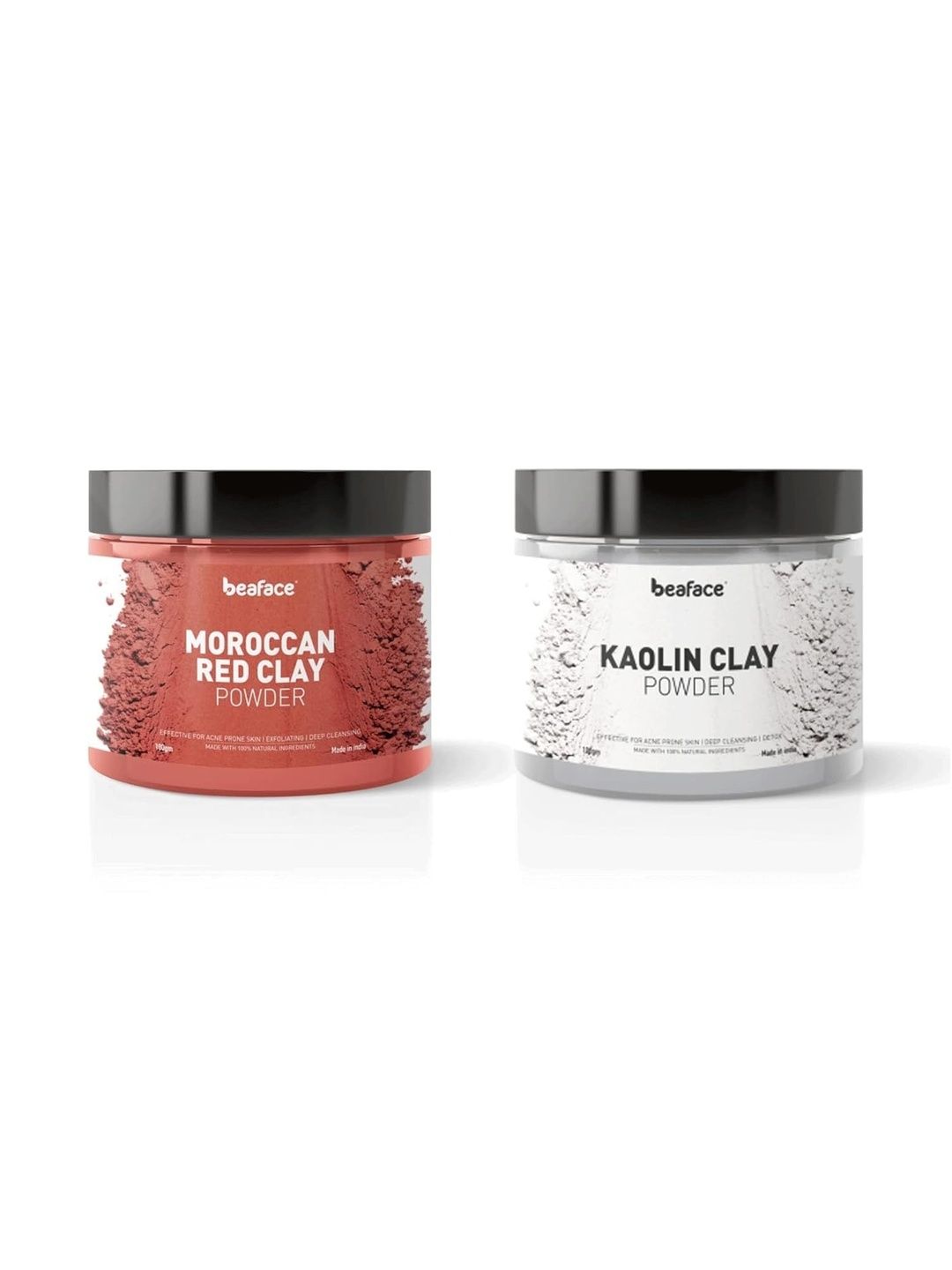 Beaface Set Of 2 Moroccan Red Clay & Kaolin Clay Powder Mask - 100 g Each-image-9
