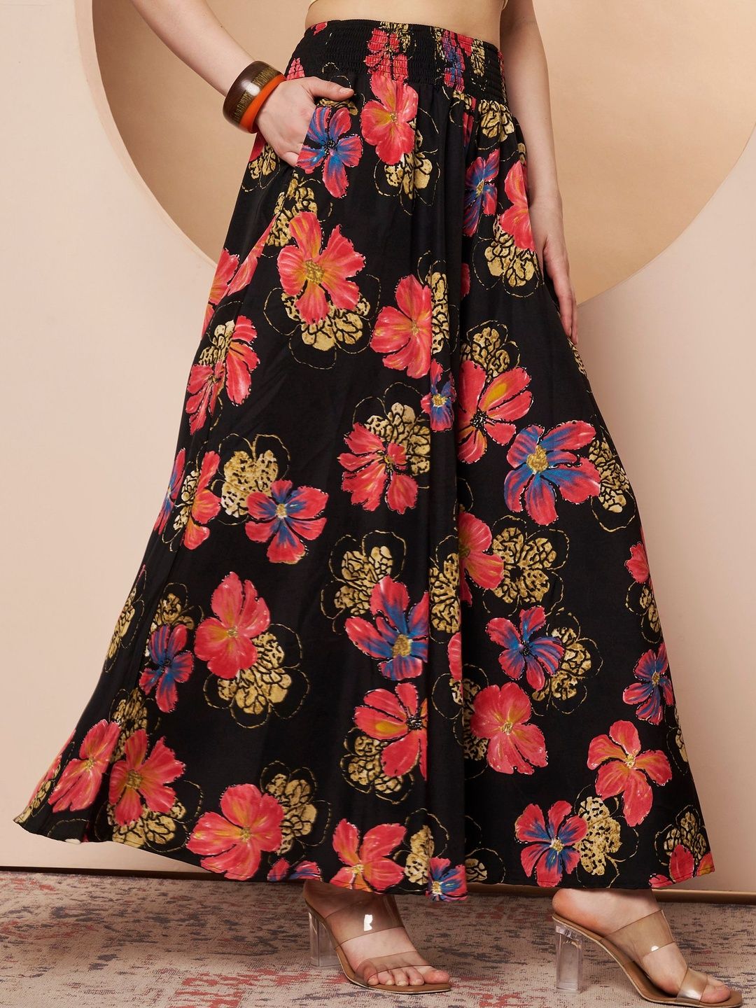 ZWERLON Women Floral Printed Palazzos-picture-22