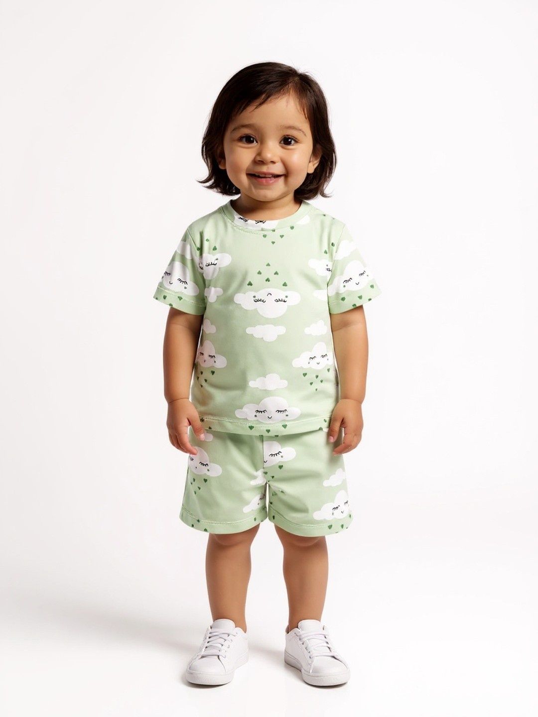 YK X Minute Mirth Infant Girls Printed T-shirt with Shorts-picture-50