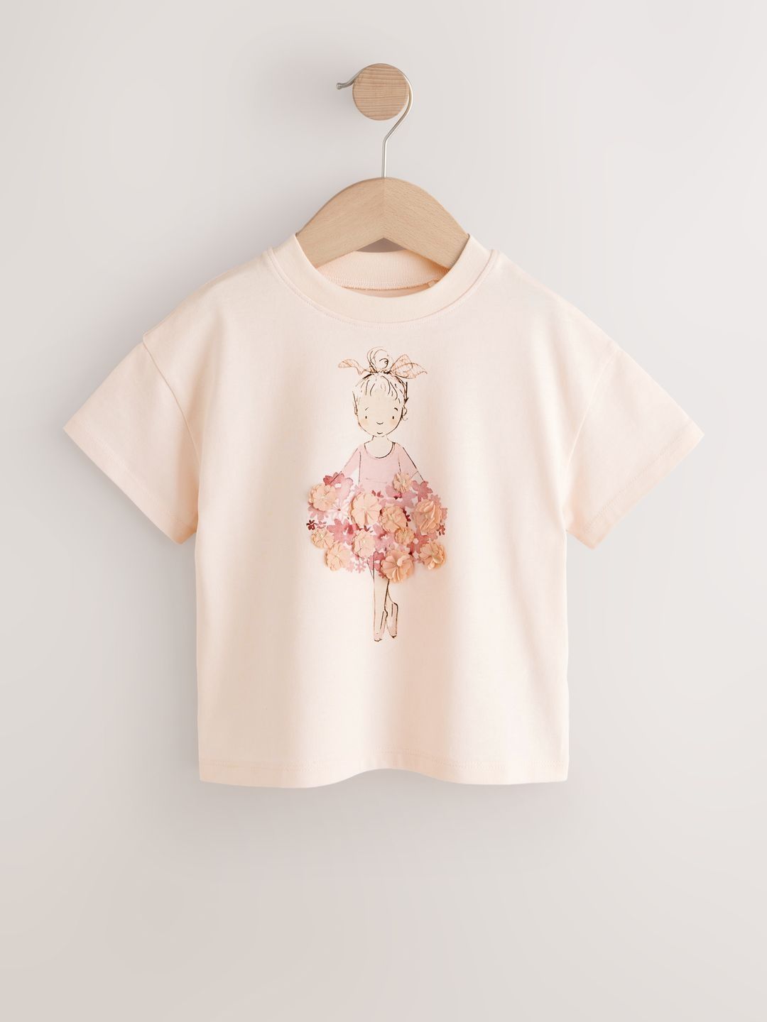 NEXT Girls Graphic Printed Pure Cotton T-shirt-picture-26