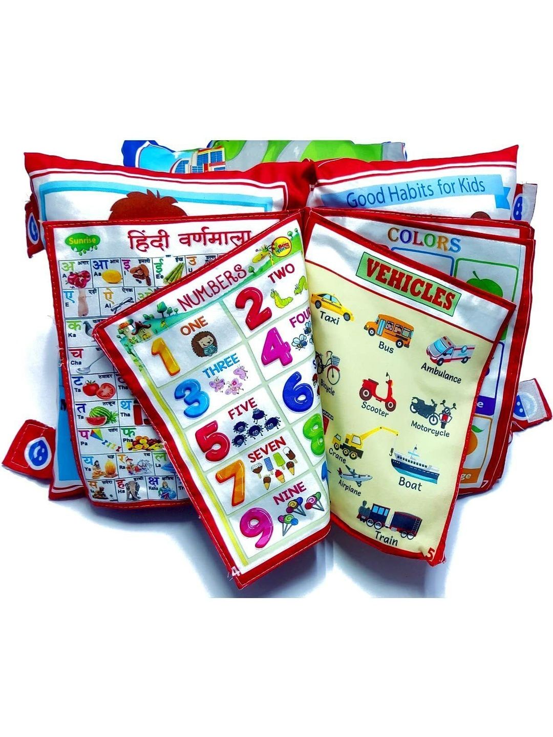 MDZ ENTERPRISE Red Cotton Filled Cotton Baby Pillow-picture-32