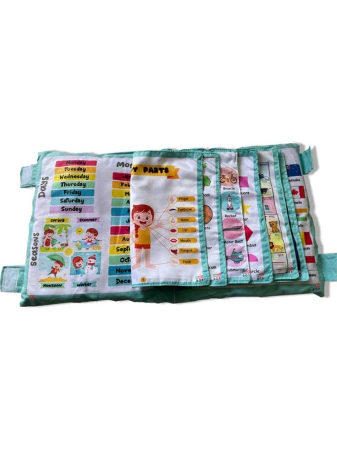 mdz enterprise blue cotton filled cotton baby pillow