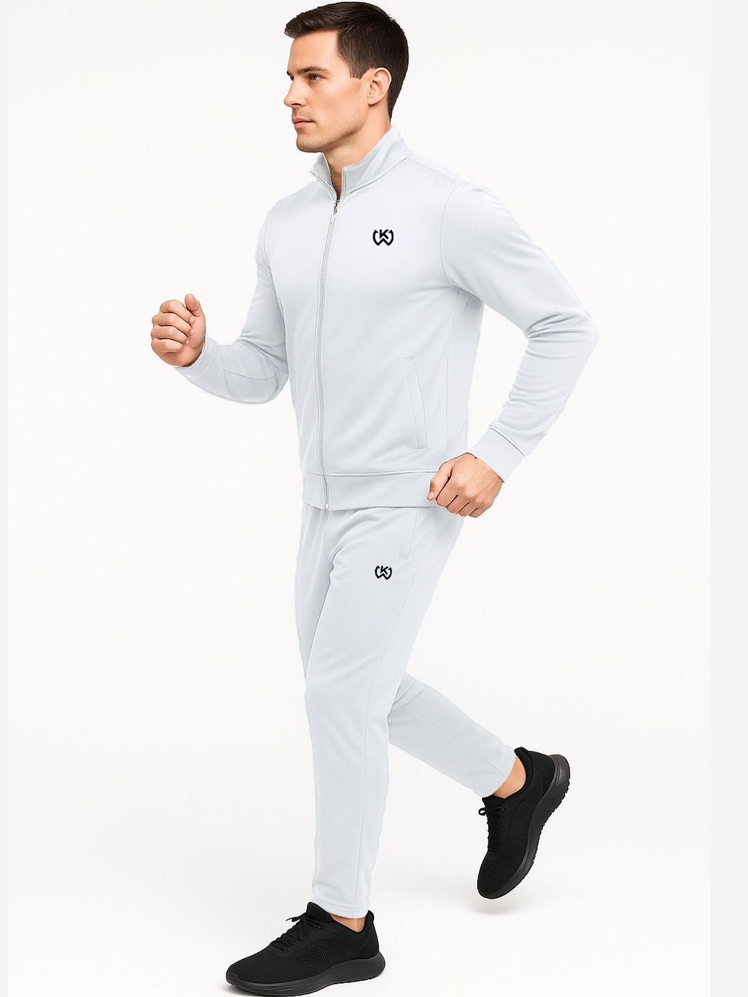 KWINGS Cotton Blend Mock Collar Tracksuits-picture-37