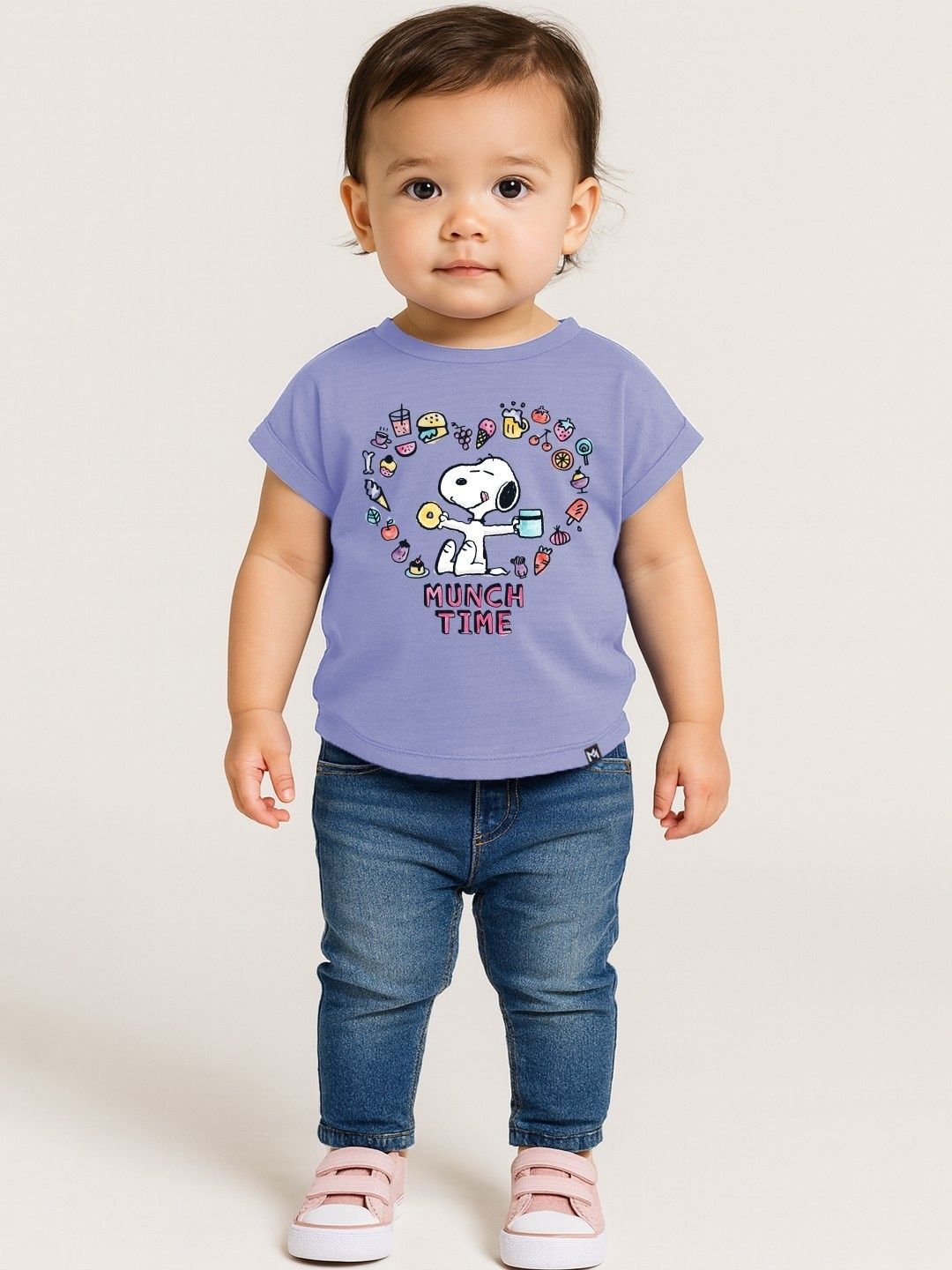 YK X Minute Mirth Infant Girls Snoopy Printed Top-image-21