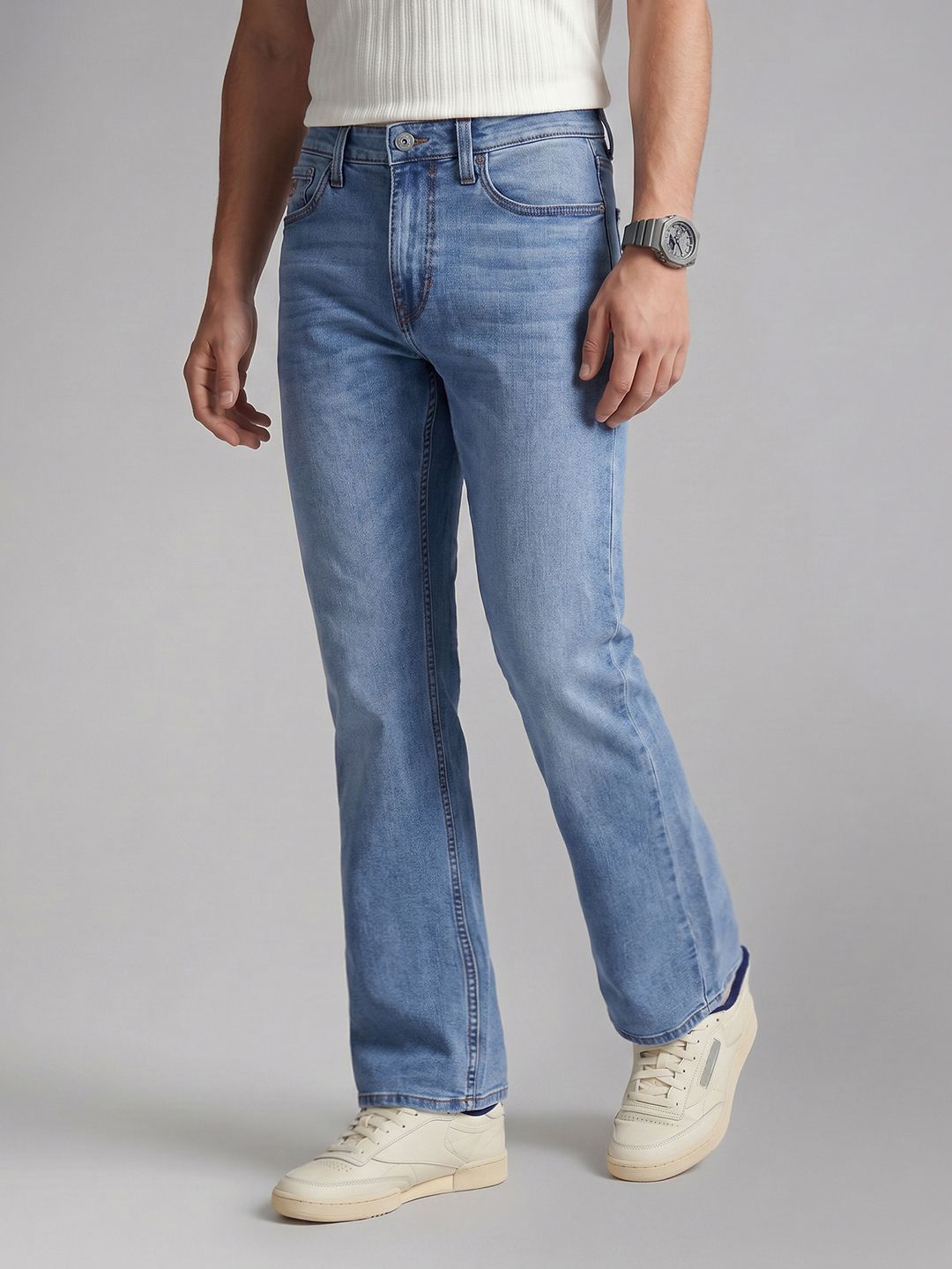 U.S. Polo Assn. Denim Co. Men Connor Bootcut Stretchable Jeans-picture-10