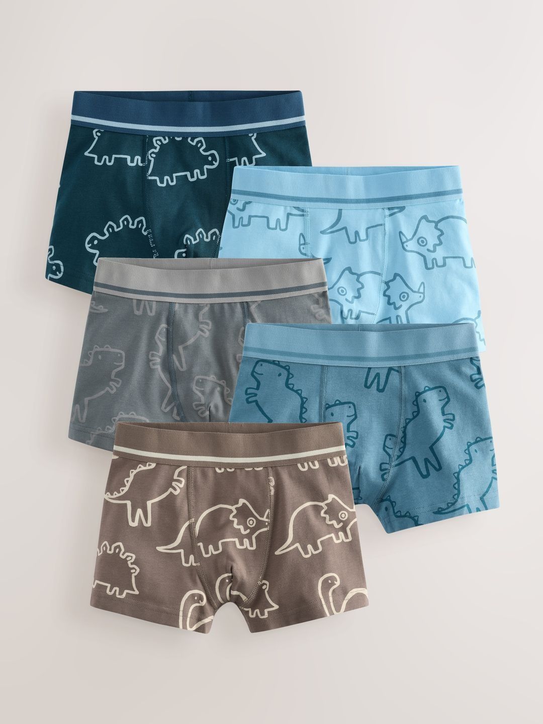 NEXT Girls Pack of 5 Cotton Printed Trunks-picture-40