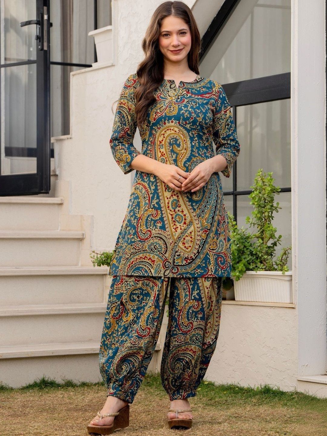 OBLEK Women Printed Dhoti Pants-picture-15