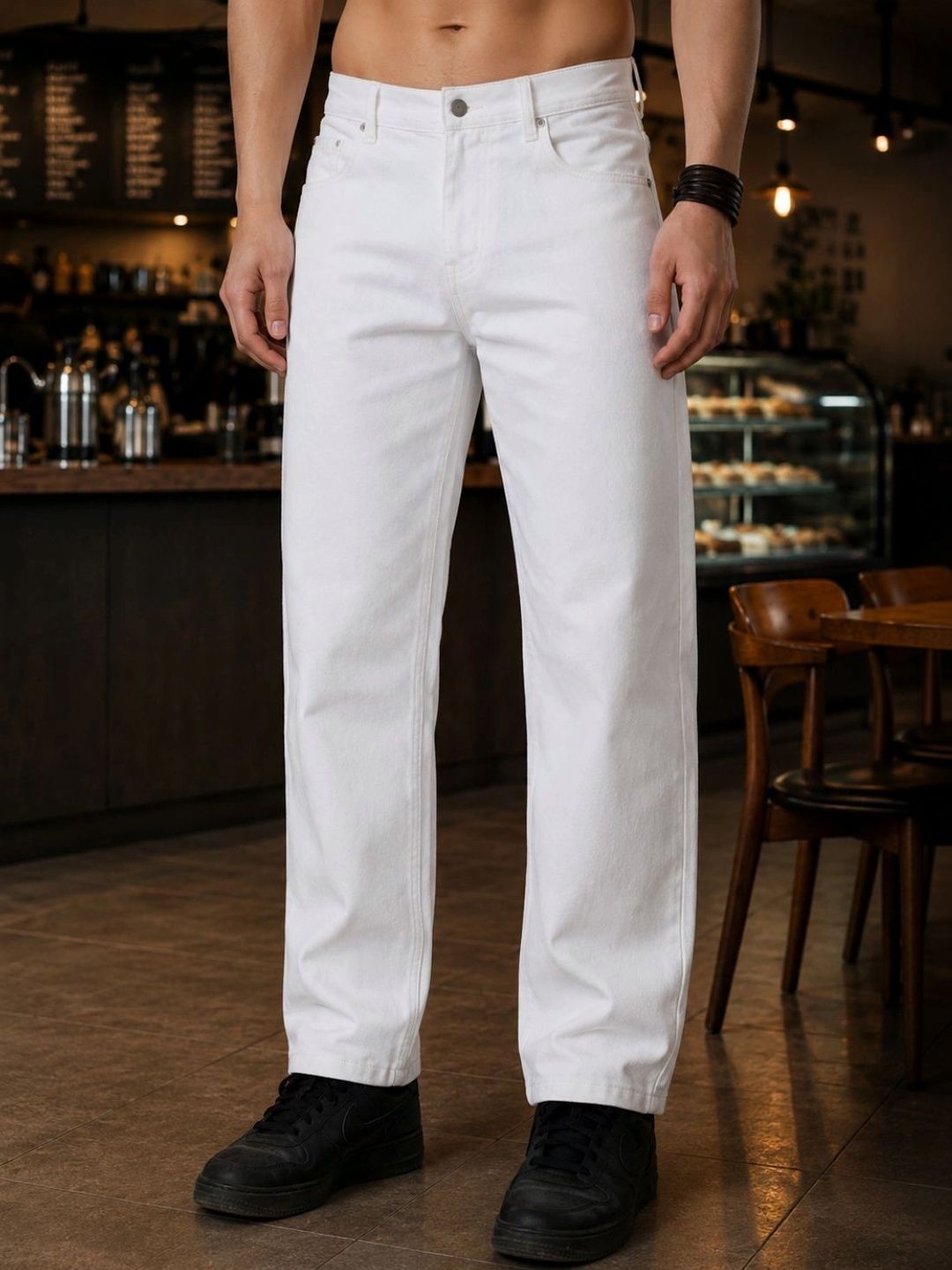 Kook N Keech Men Classic Relaxed Fit Mid-Rise Stretchable Jeans-picture-12