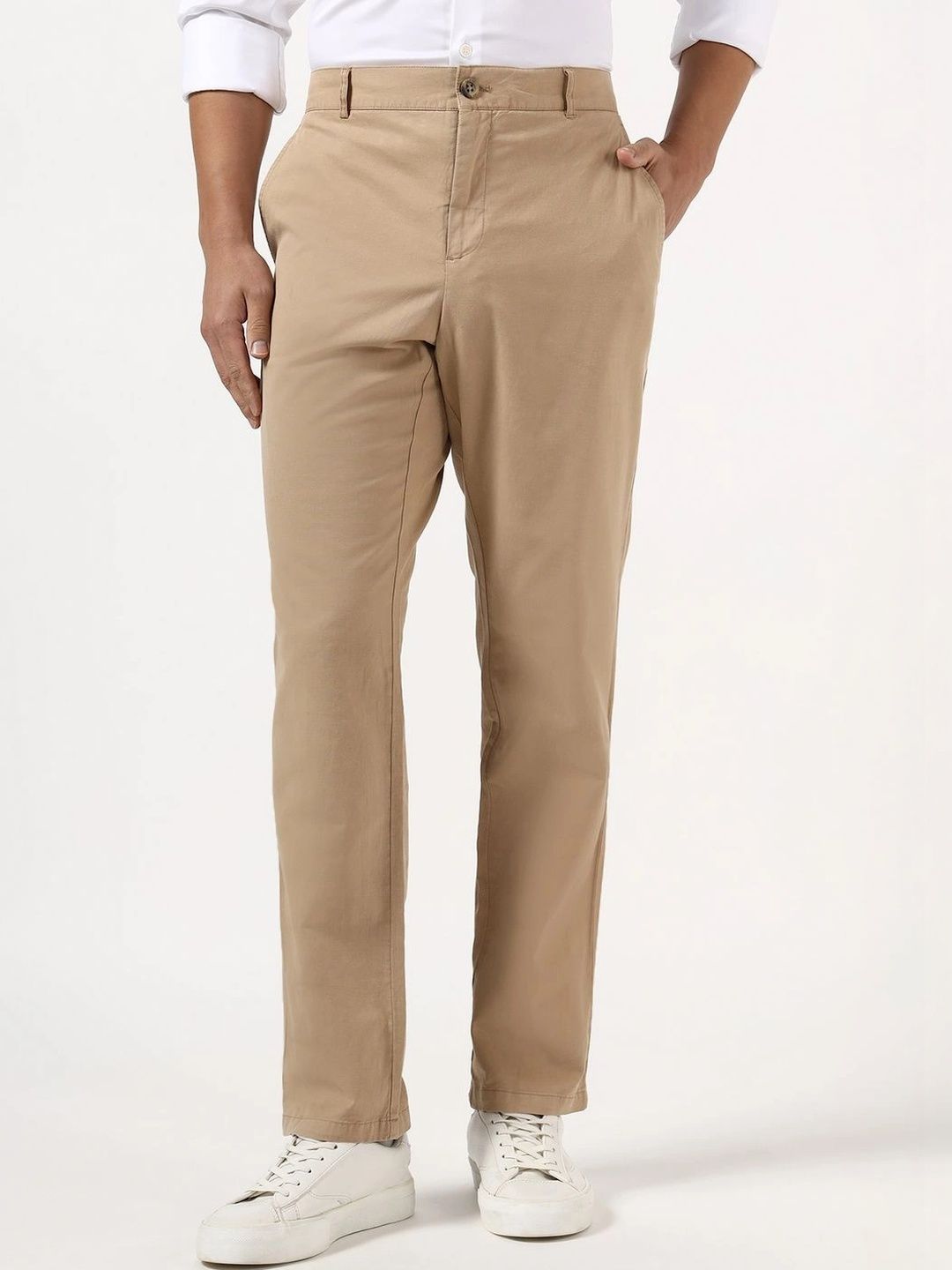 GUESS Men Slim Fit Easy Wash Chinos Trousers-picture-21