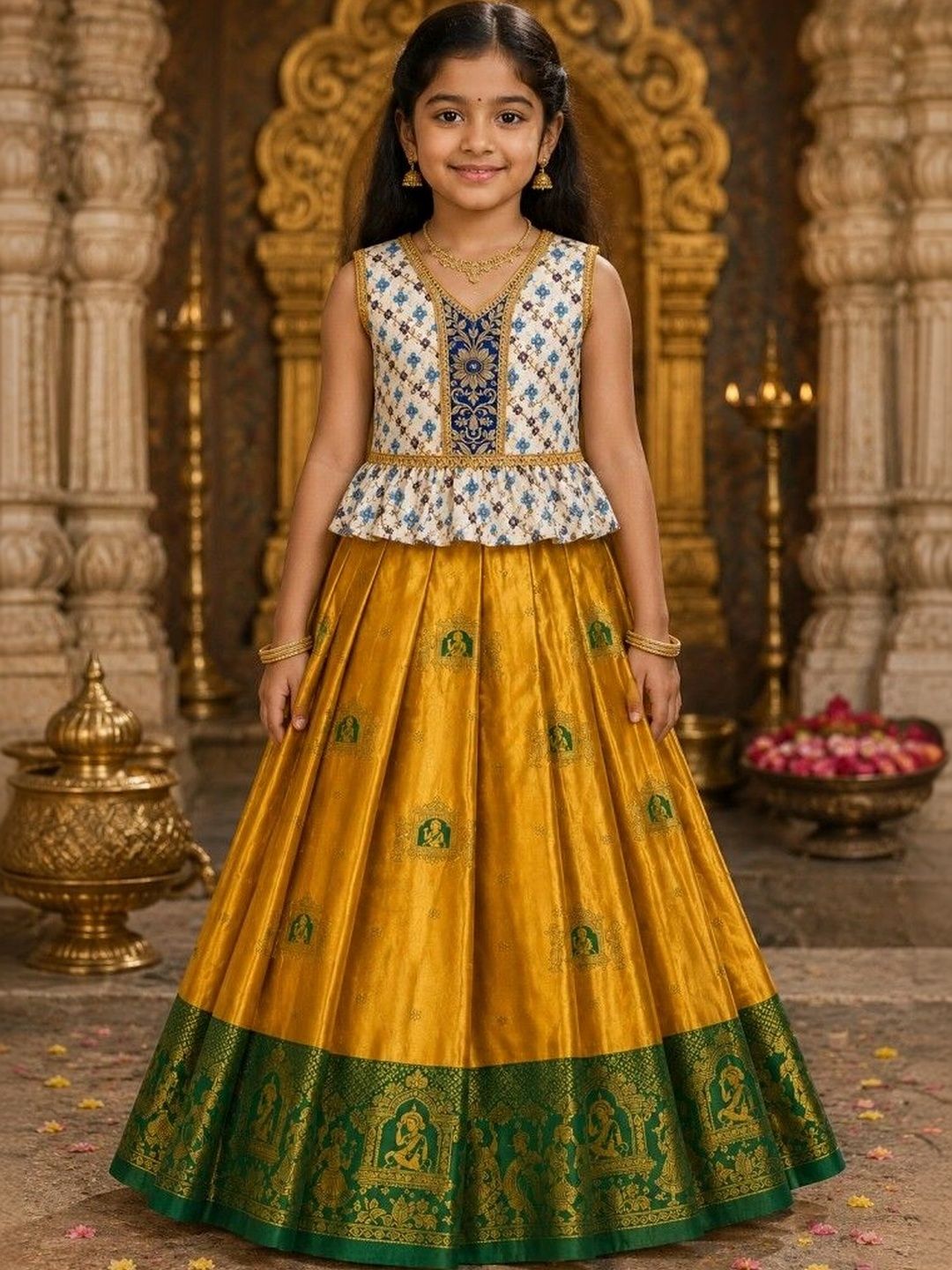 Xepon Girls Ready to Wear Lehenga &-picture-31