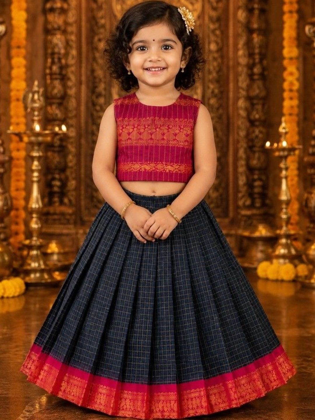 Xepon Girls Ready to Wear Lehenga &-picture-29