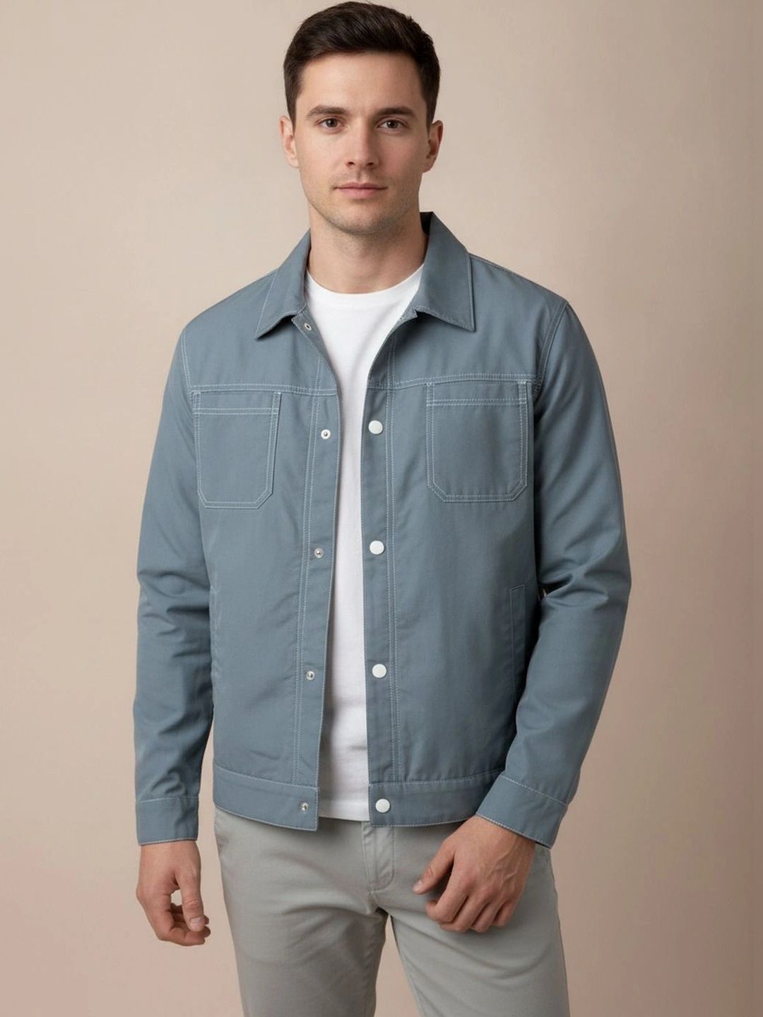 Roadster Men Open Front Jacket-picture-28