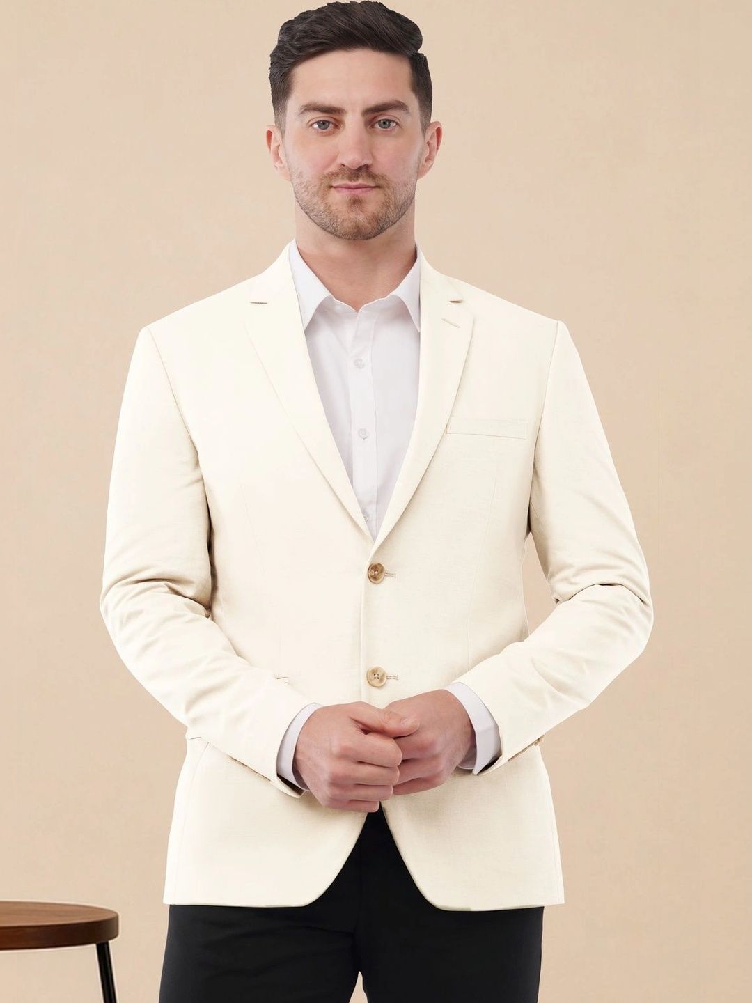 Integration Notched Lapel Single-Breasted Formal Blazers-picture-13