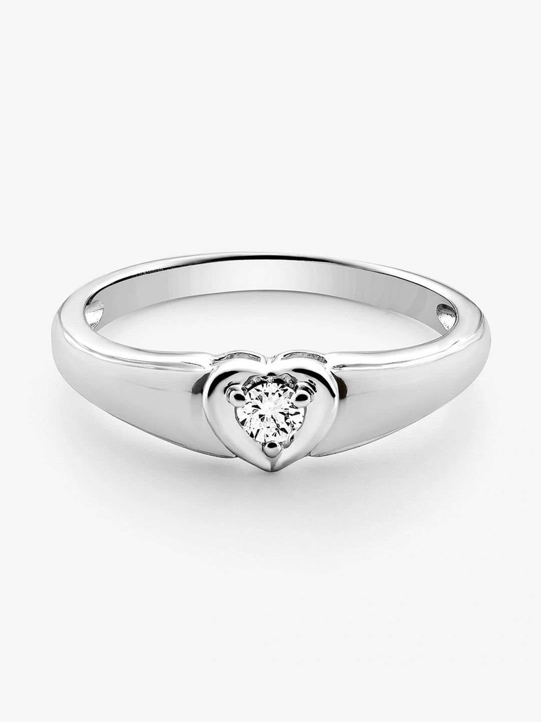Keemti Classic Pure Heart Lab Grown Diamond Ring - 0.11 CT-1.86g-image-33