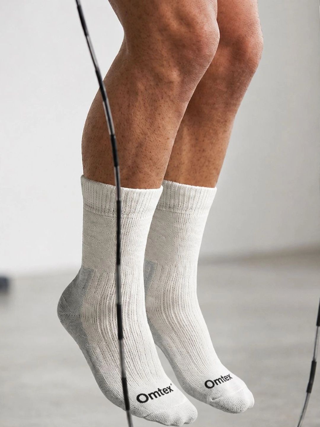 Omtex Unisex Assorted Colourblocked Calf Length Socks-picture-45