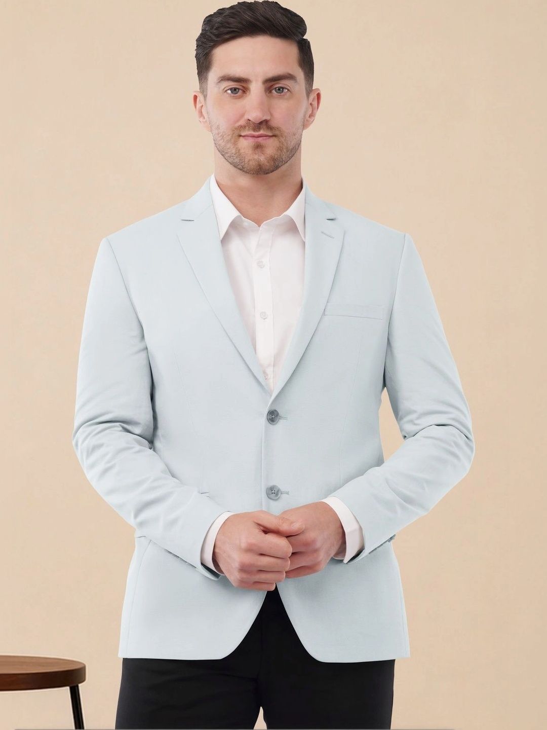 Integration Notched Lapel Single-Breasted Formal Blazers-picture-15