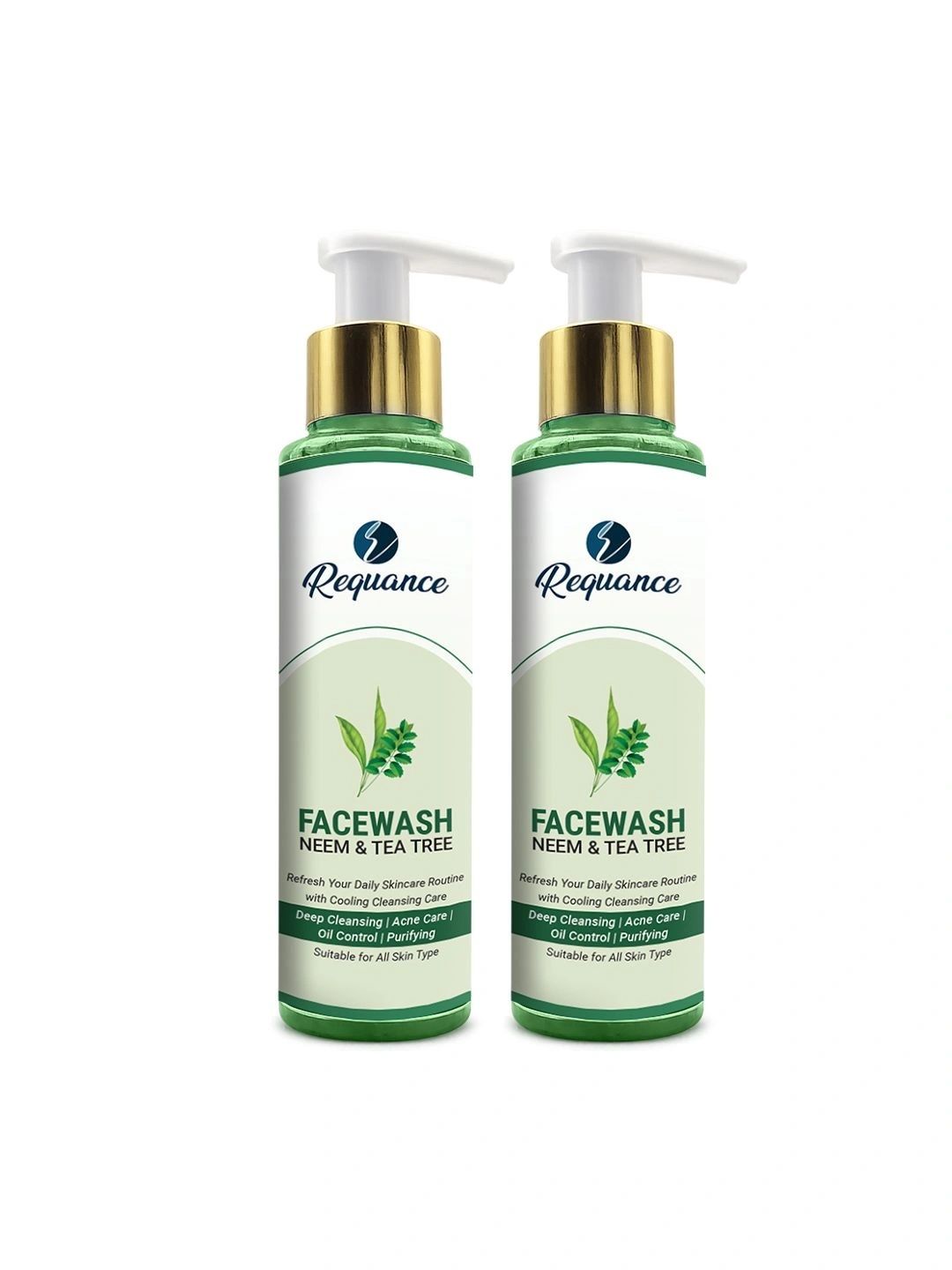 REQUANCE Set Of 2 Neem & Tea Tree Face Wash For Acne Control - 200 ml Each-image-42
