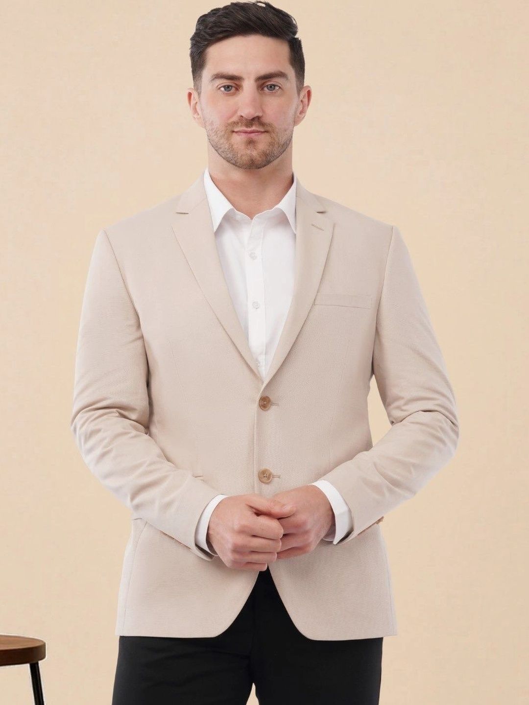 Integration Notched Lapel Single-Breasted Formal Blazers-picture-16