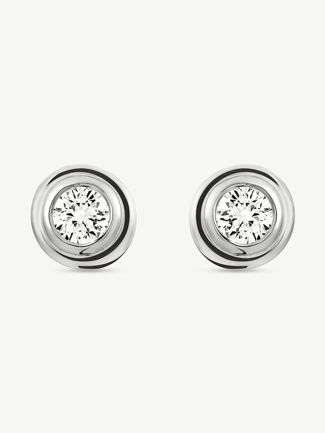 Keemti Classic Round Lab Grown Diamond Stud Earrings - 0.11 CT-image-22