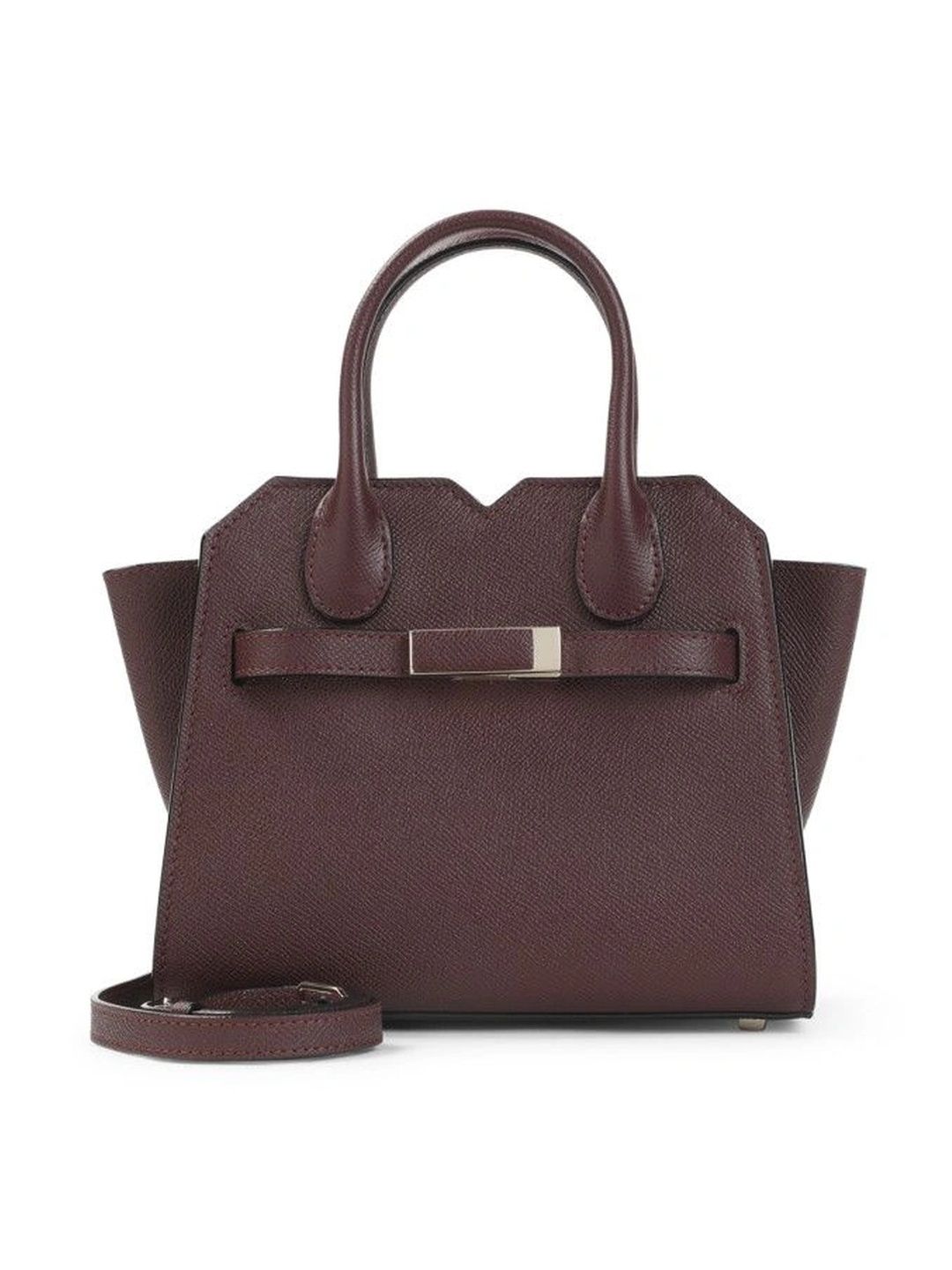 valextra Maroon Milano Micro Satchel-picture-13