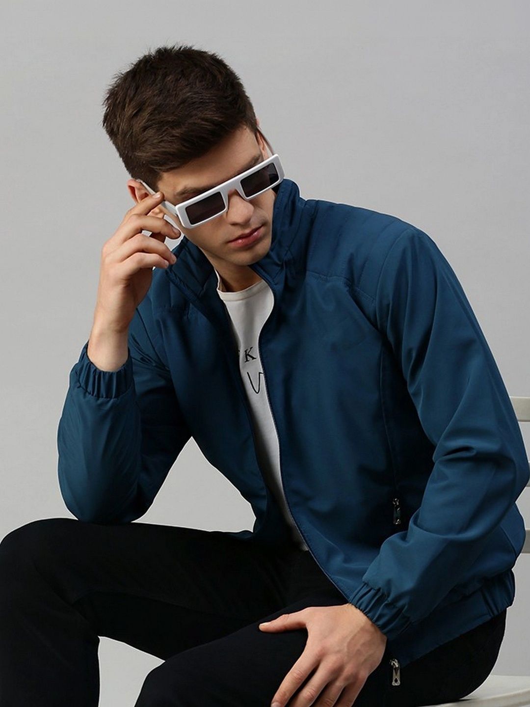 Kaali Peeli Men Lightweight Bomber Jacket