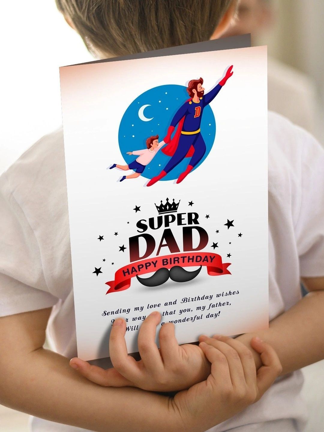 GIFT MY PASSION Super Dad Printed Birthday Card with Wallet-picture-32