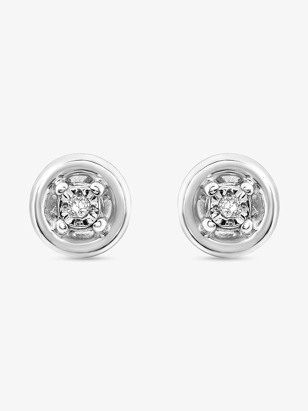 Keemti Classic Cluster Lab Grown Diamond Stud Earrings - 0.01 CT-image-24