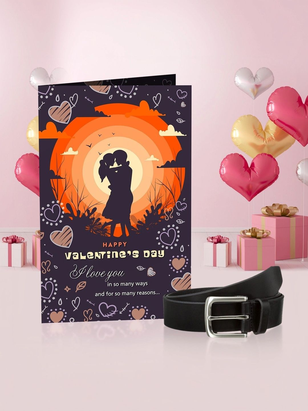 GIFT MY PASSION Valentine's Greeting Card & Belt Gift Set-picture-39