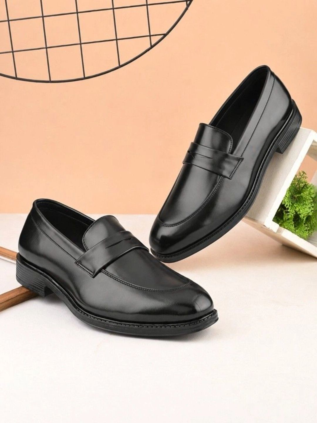 INVICTUS Men Round Toe Slip-On Formal Loafers Shoes-image-8