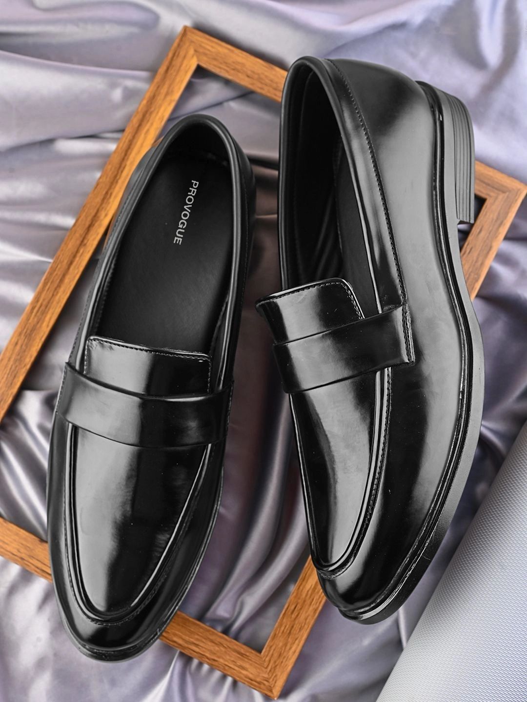 Provogue Men Round Toe Slip-On Formal Loafers Shoes-picture-29
