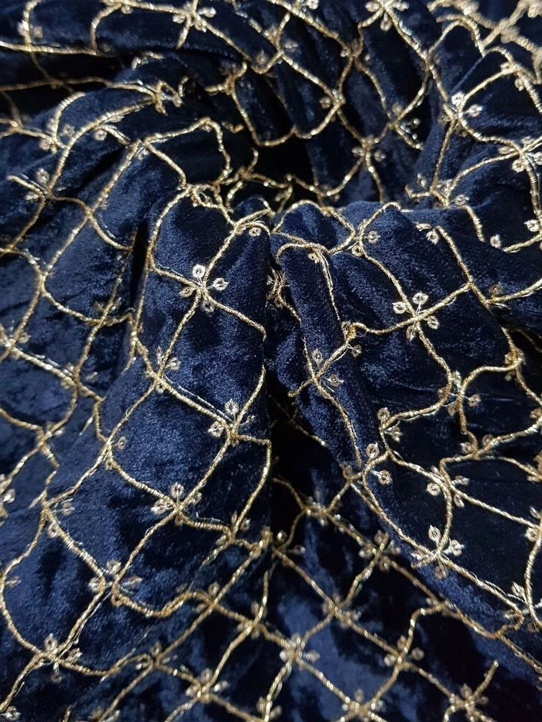 SEG Velvet Unstitched Dress Material-picture-14