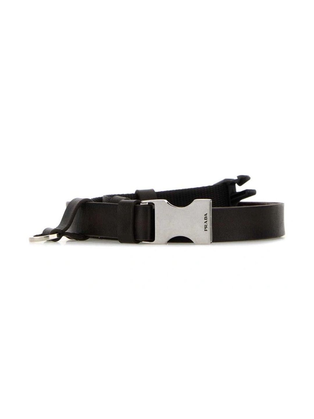 Dark Brown Logo Buckle Belt-image-32
