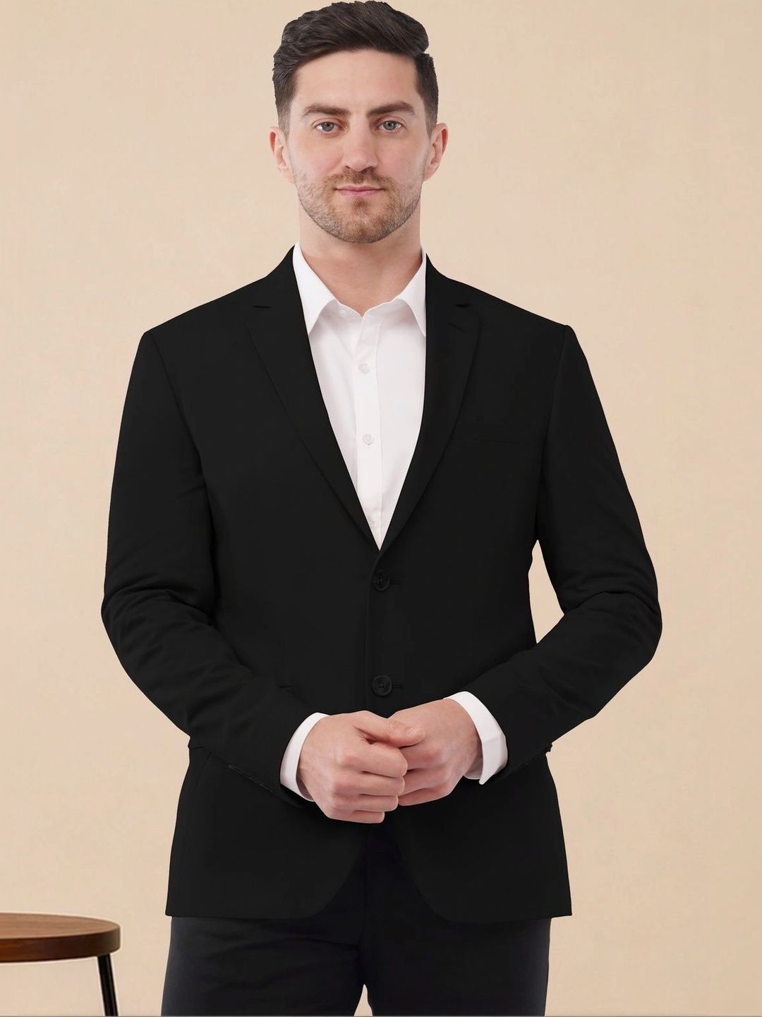 Integration Notched Lapel Single-Breasted Formal Blazers-picture-14
