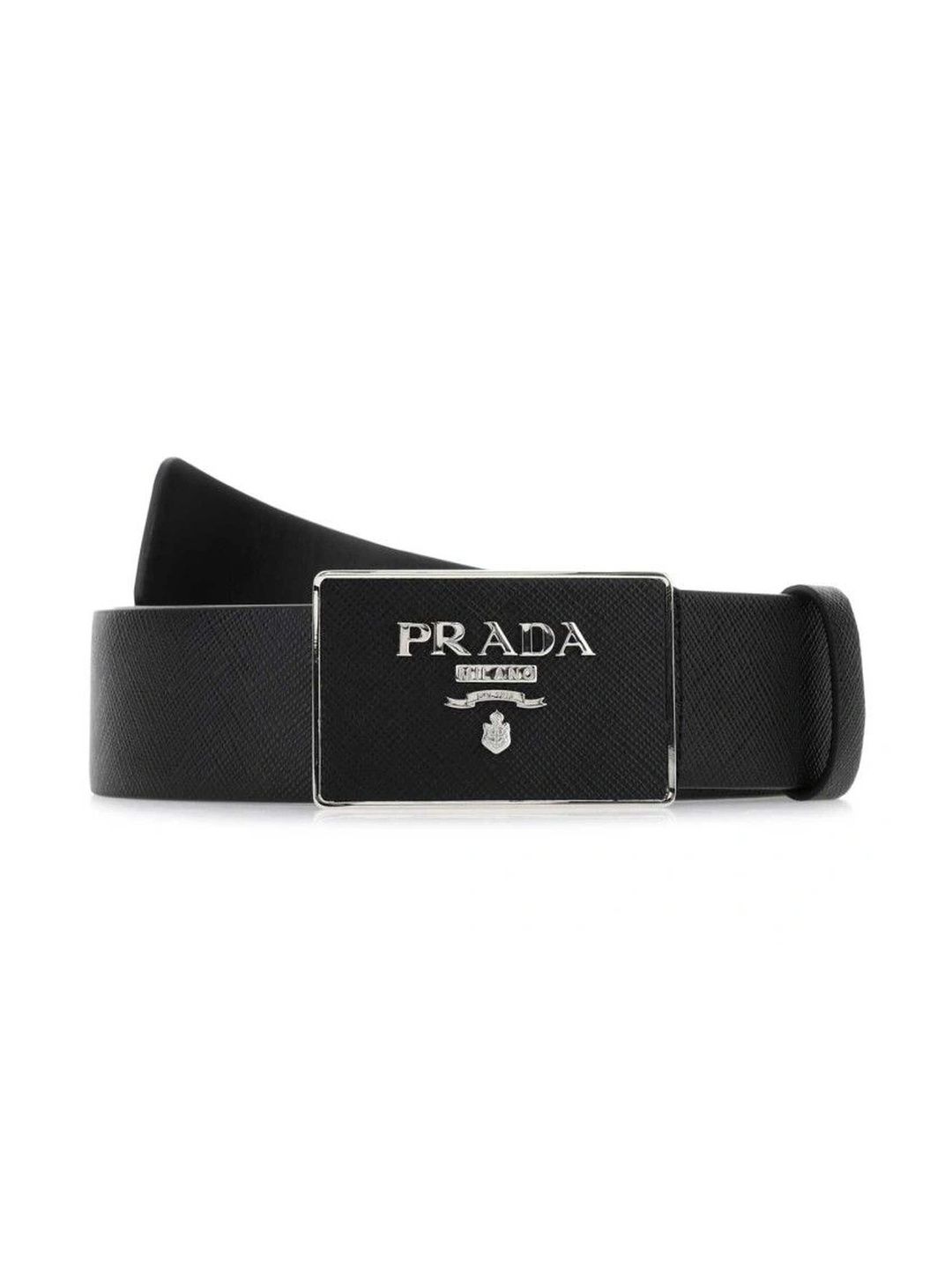 Black Logo Buckle Belt-image-34