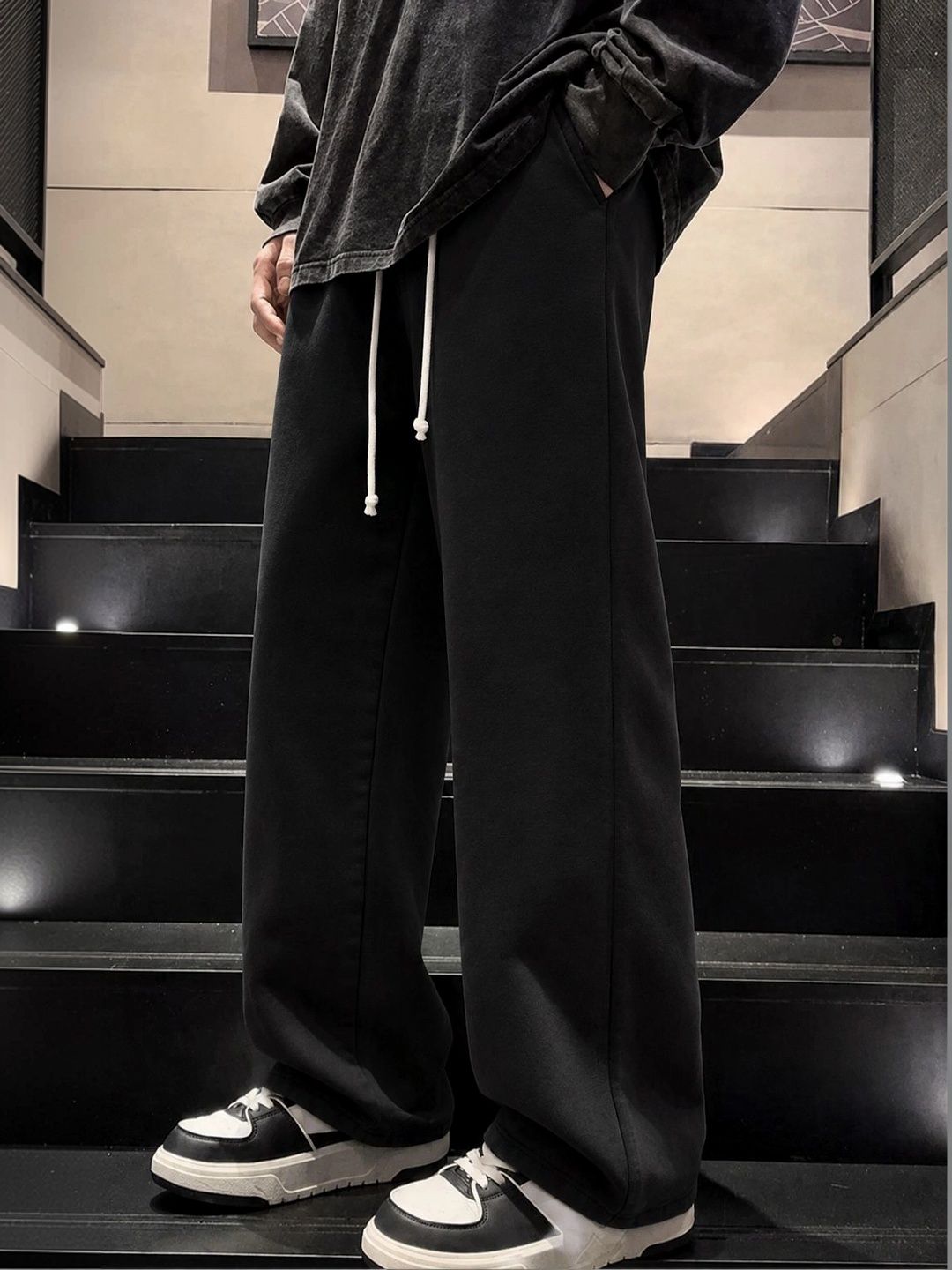 Moda Rapido Men Loose Fit Easy Wash Trousers-image-36