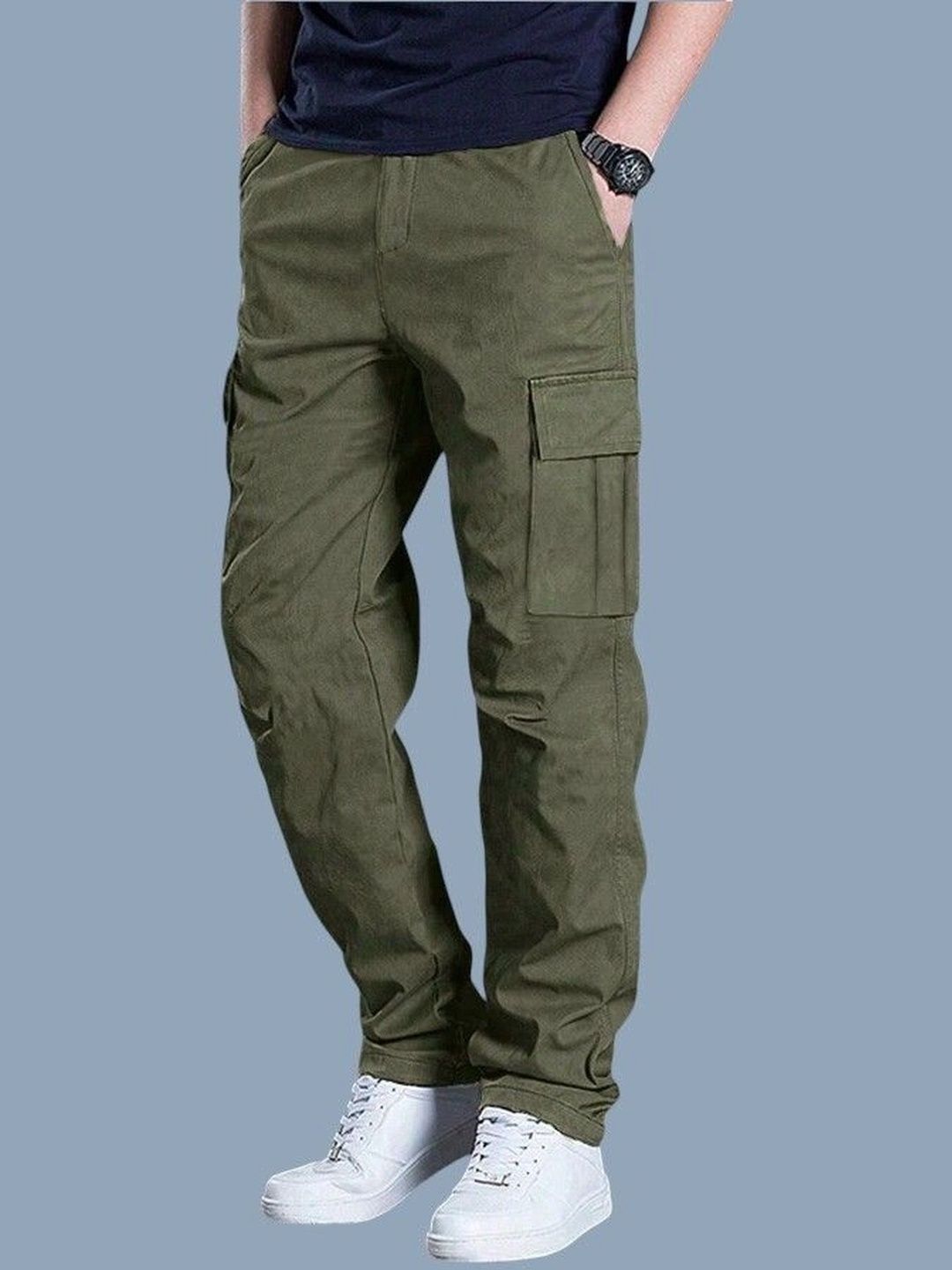 Sprouted Men Cargos Trousers-picture-14