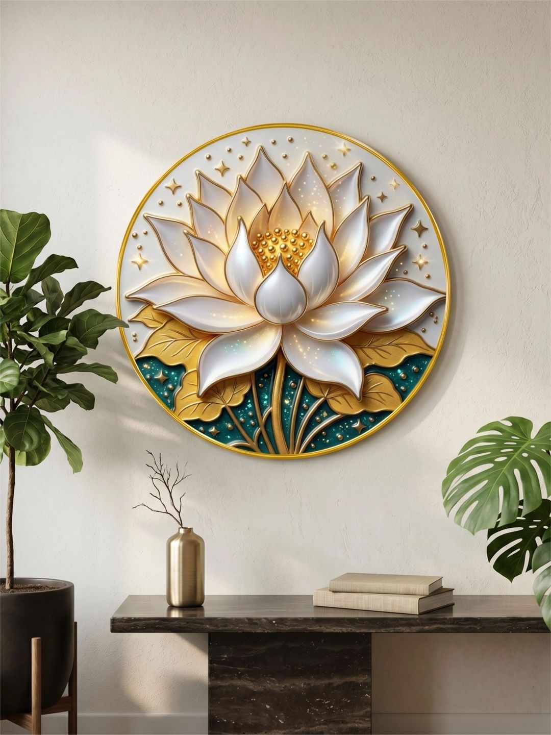 Aura Multicoloured MDF Other Wall Paintings-picture-25