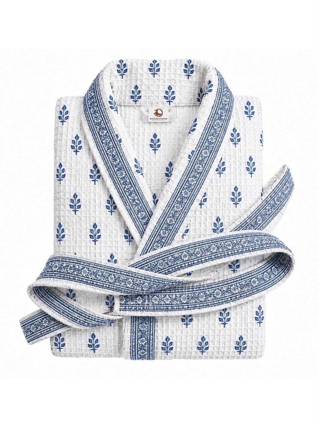 Enchant Home Printed Knee Length Bath Robe & Wraps-picture-49